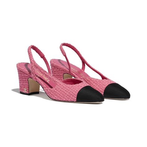 slingback chanel rose|chanel slingback grosgrain.